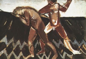 Cain and Abel - Marc Chagall (1911)